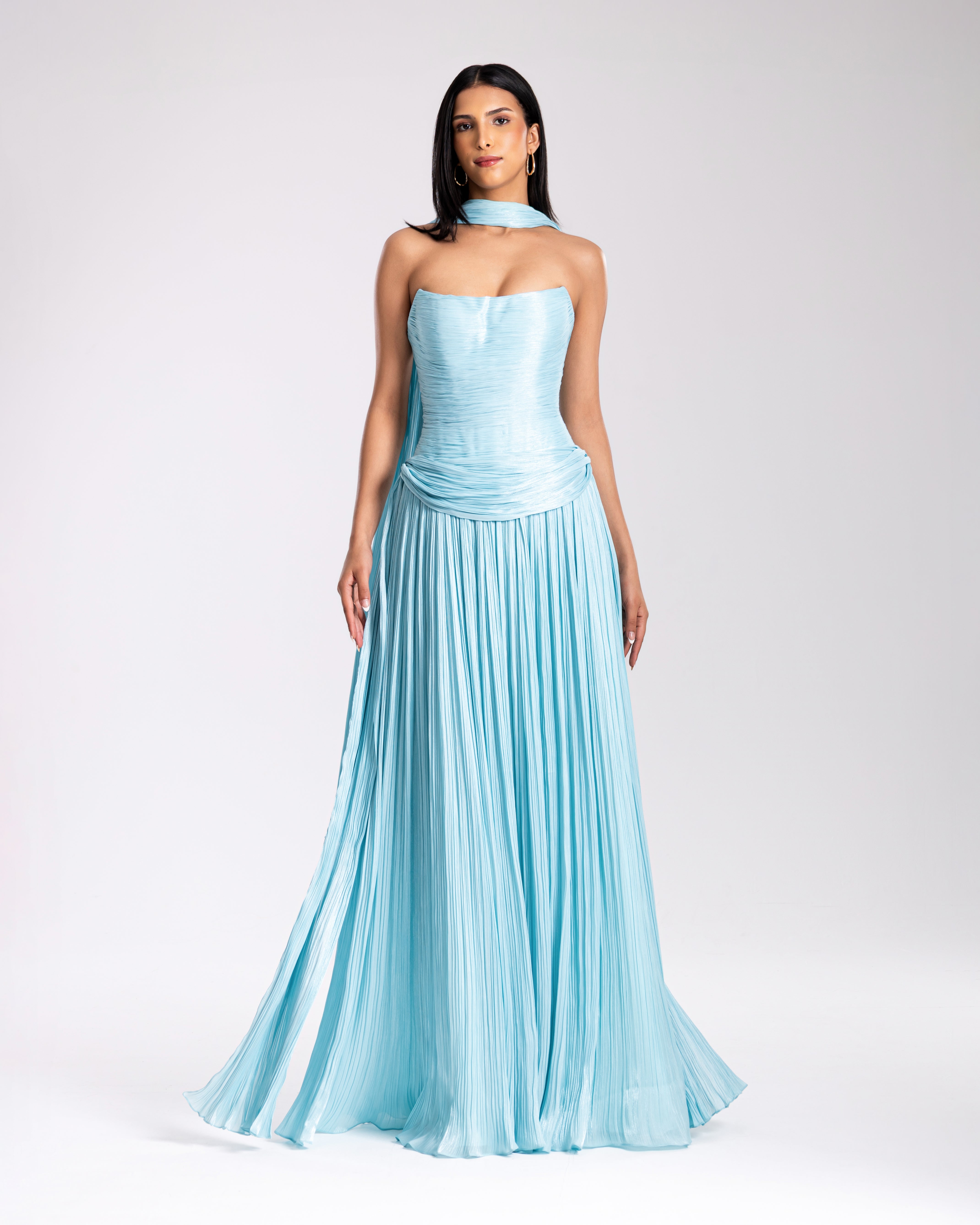 Celestia Ruched Gown