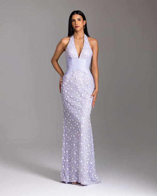 Lilac Bloom Gown