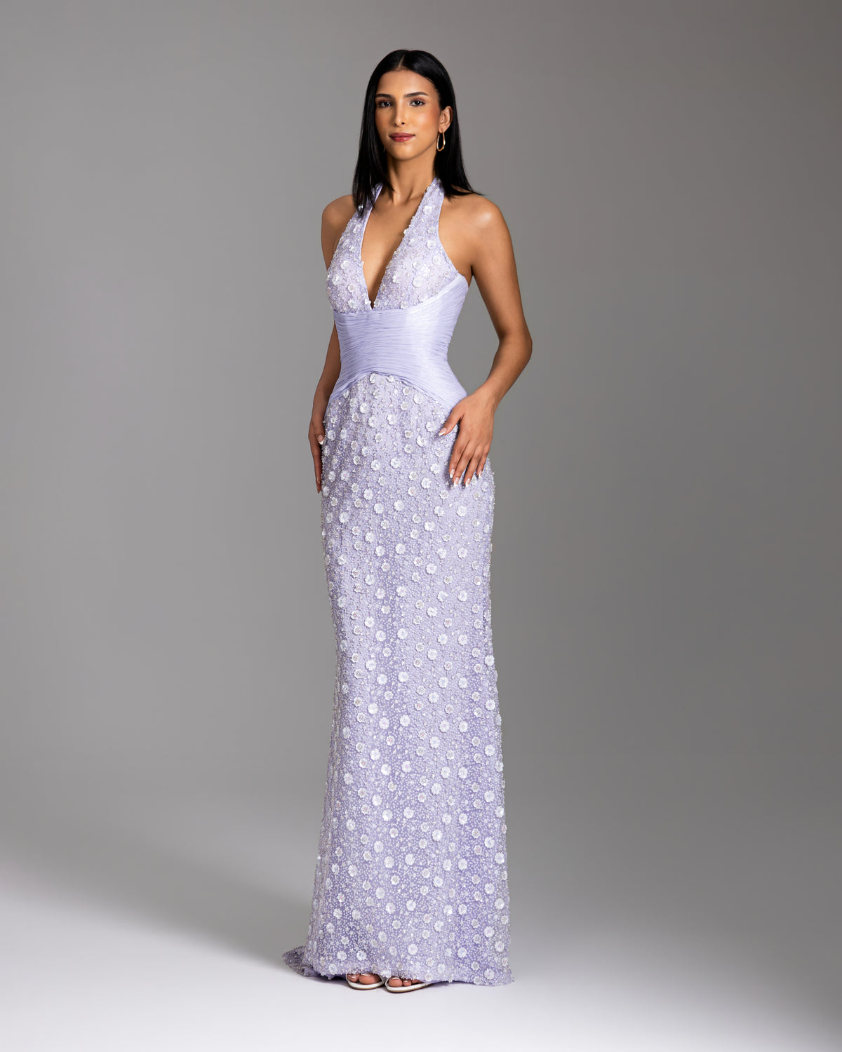 Lilac Bloom Gown