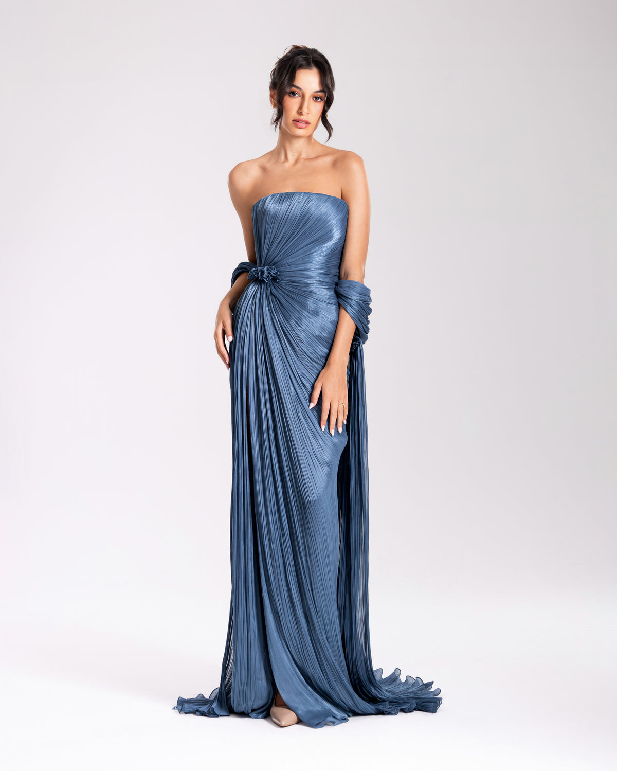 Aurelia Draped Gown