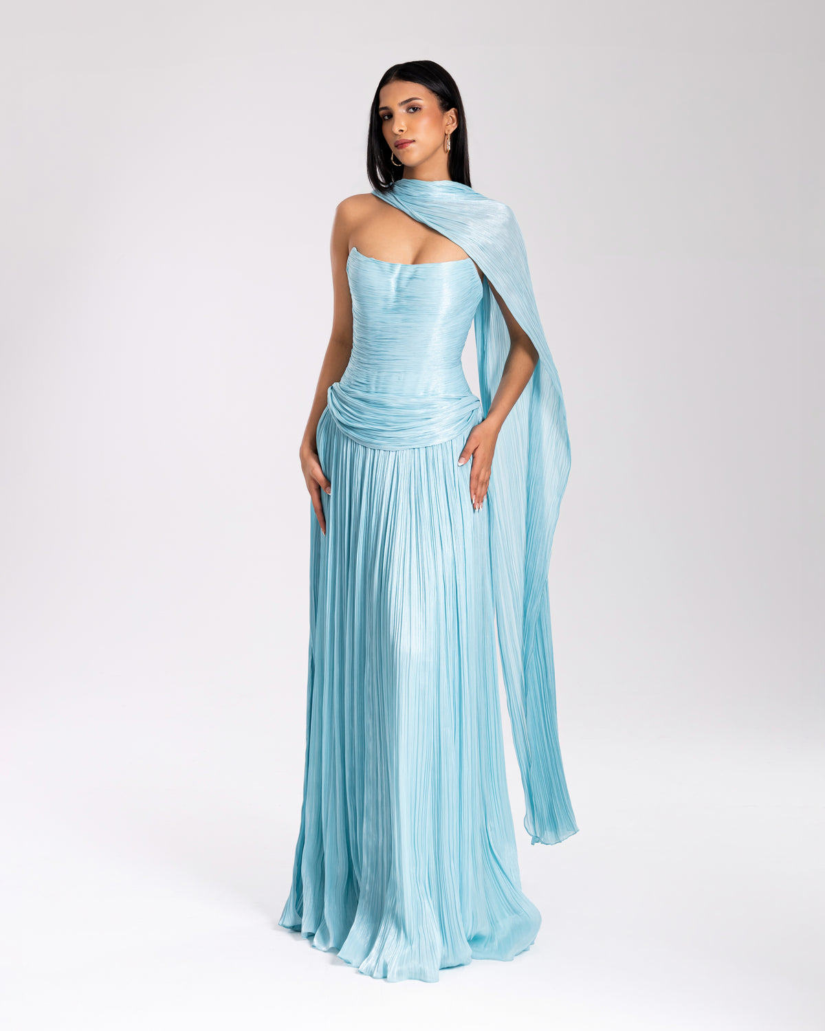 Celestia Ruched Gown