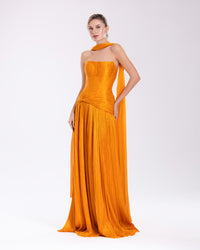 Solara Ruched Gown
