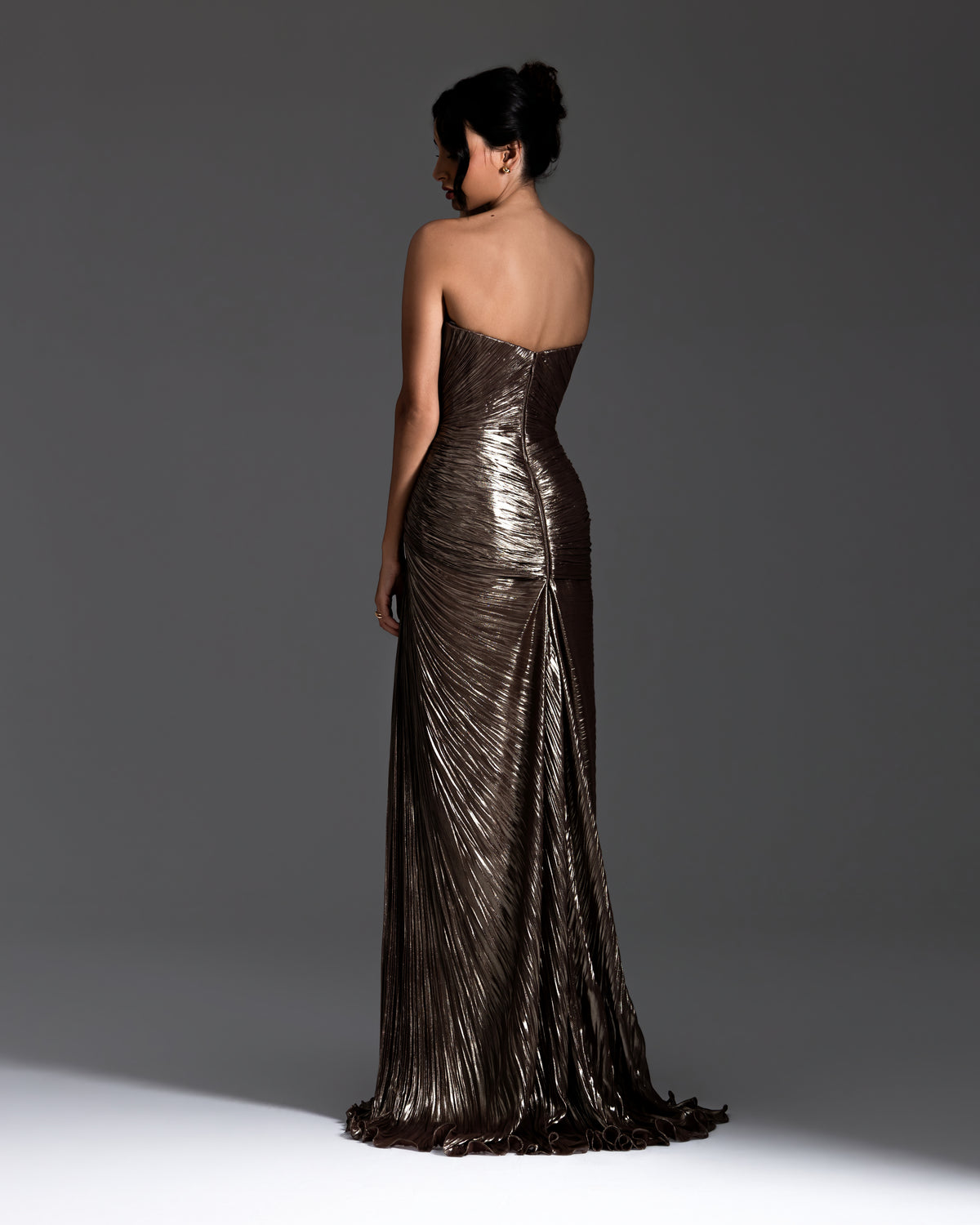 Lustre Draped gown