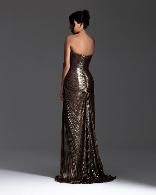 Lustre Draped gown