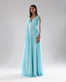 Serena Draped Gown