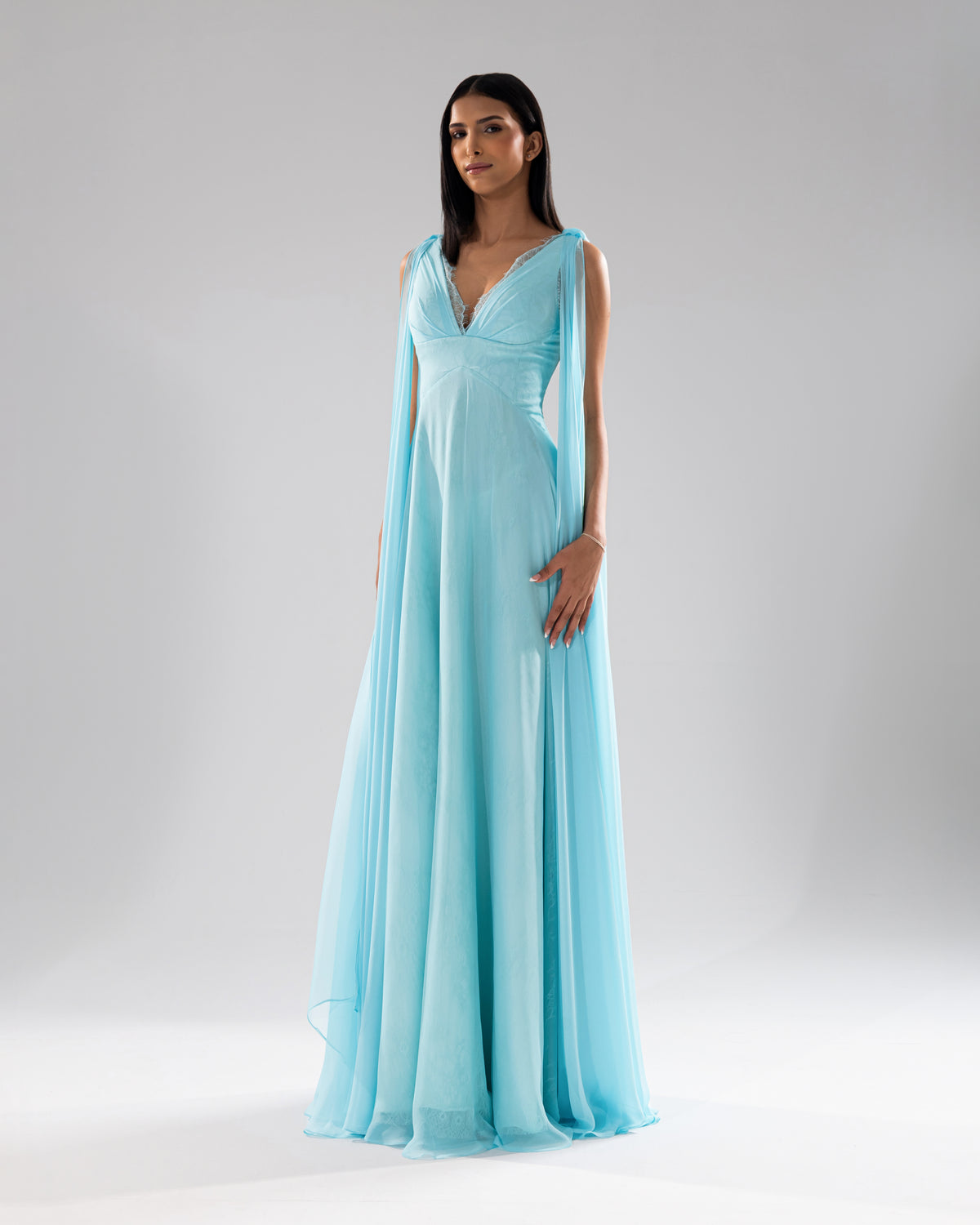 Serena Draped Gown