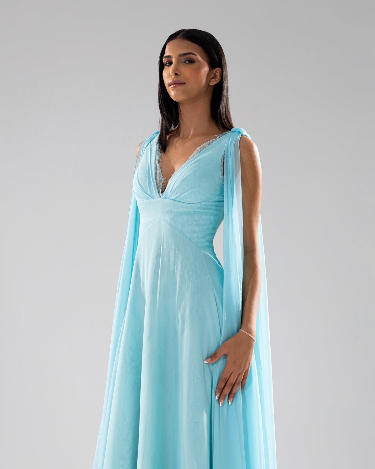 Serena Draped Gown