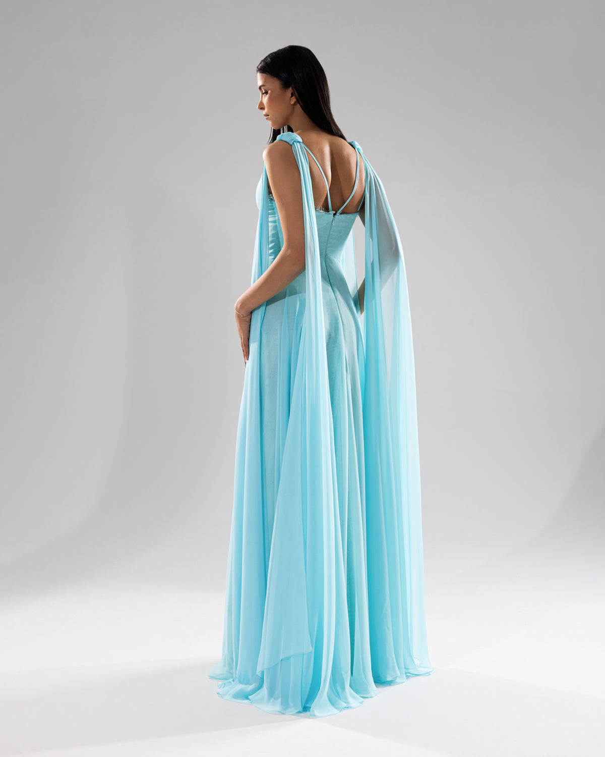 Serena Draped Gown
