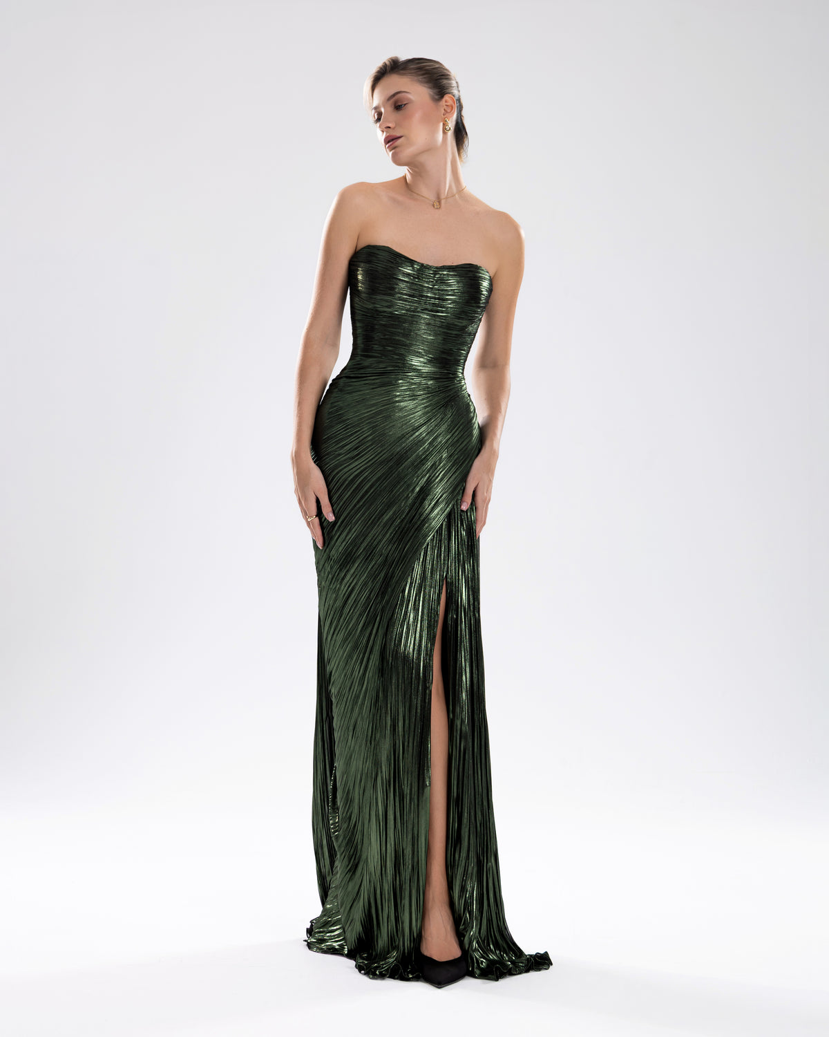 Virelle Draped Gown