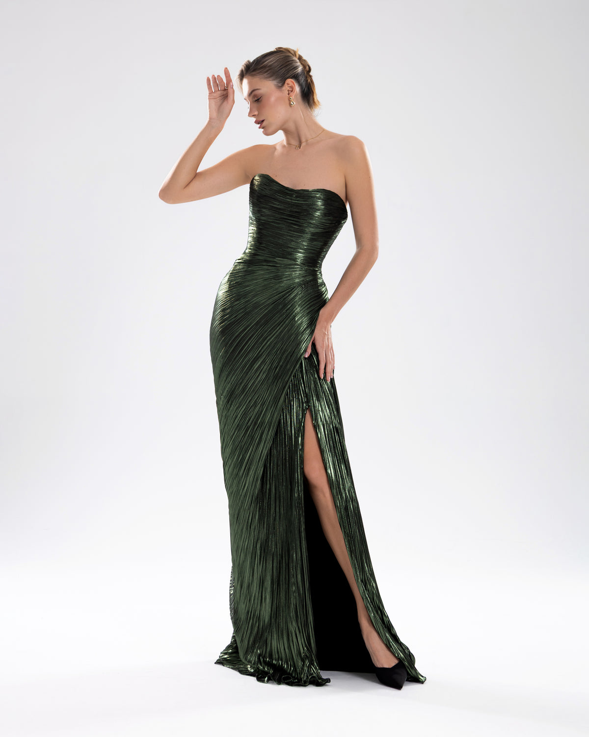 Virelle Draped Gown