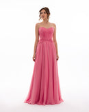 Blush Rose Couture Draped Gown