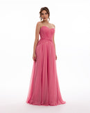 Blush Rose Couture Draped Gown