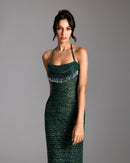 Emerald Éclat Gown