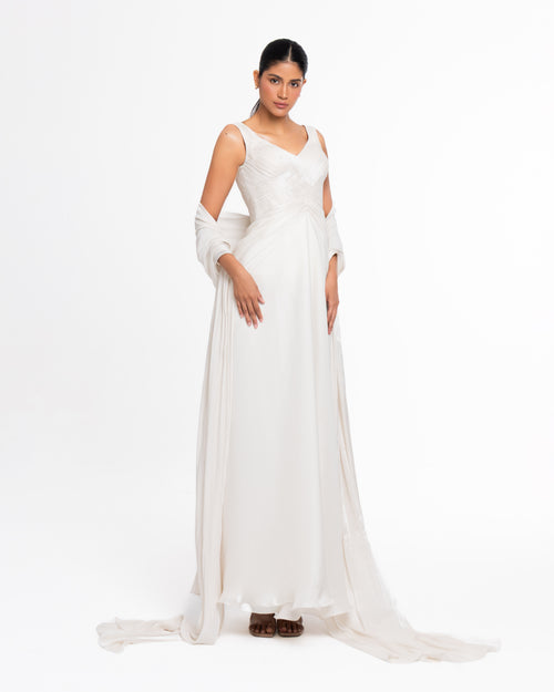 Shimmery Soft Silk Dress