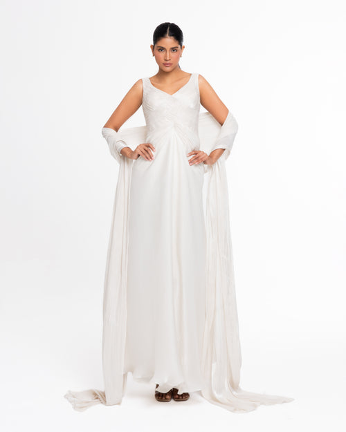 Shimmery Soft Silk Dress