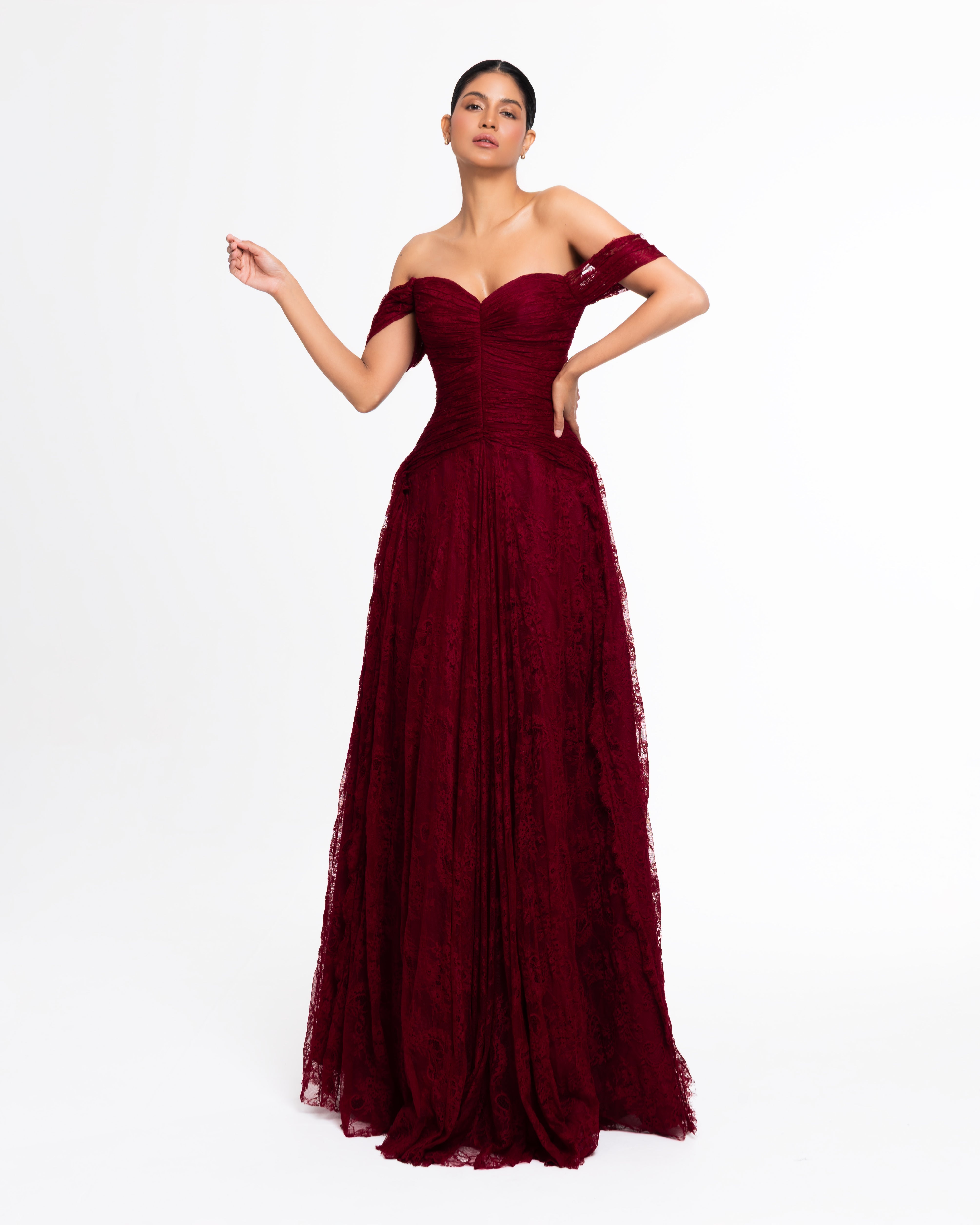 Soft Dantel(soft french lace) Dress