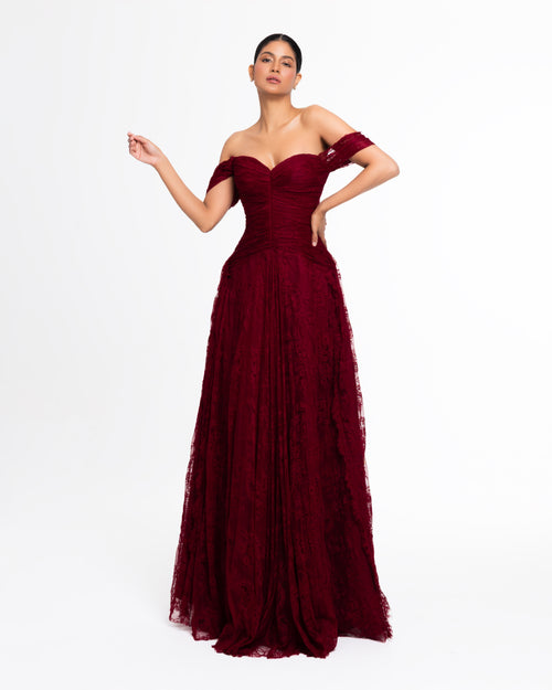 Soft Dantel(soft french lace) Dress