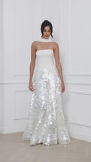 Ivory Paillette Gown