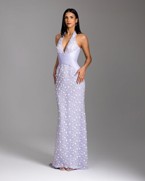 Lilac Bloom Gown