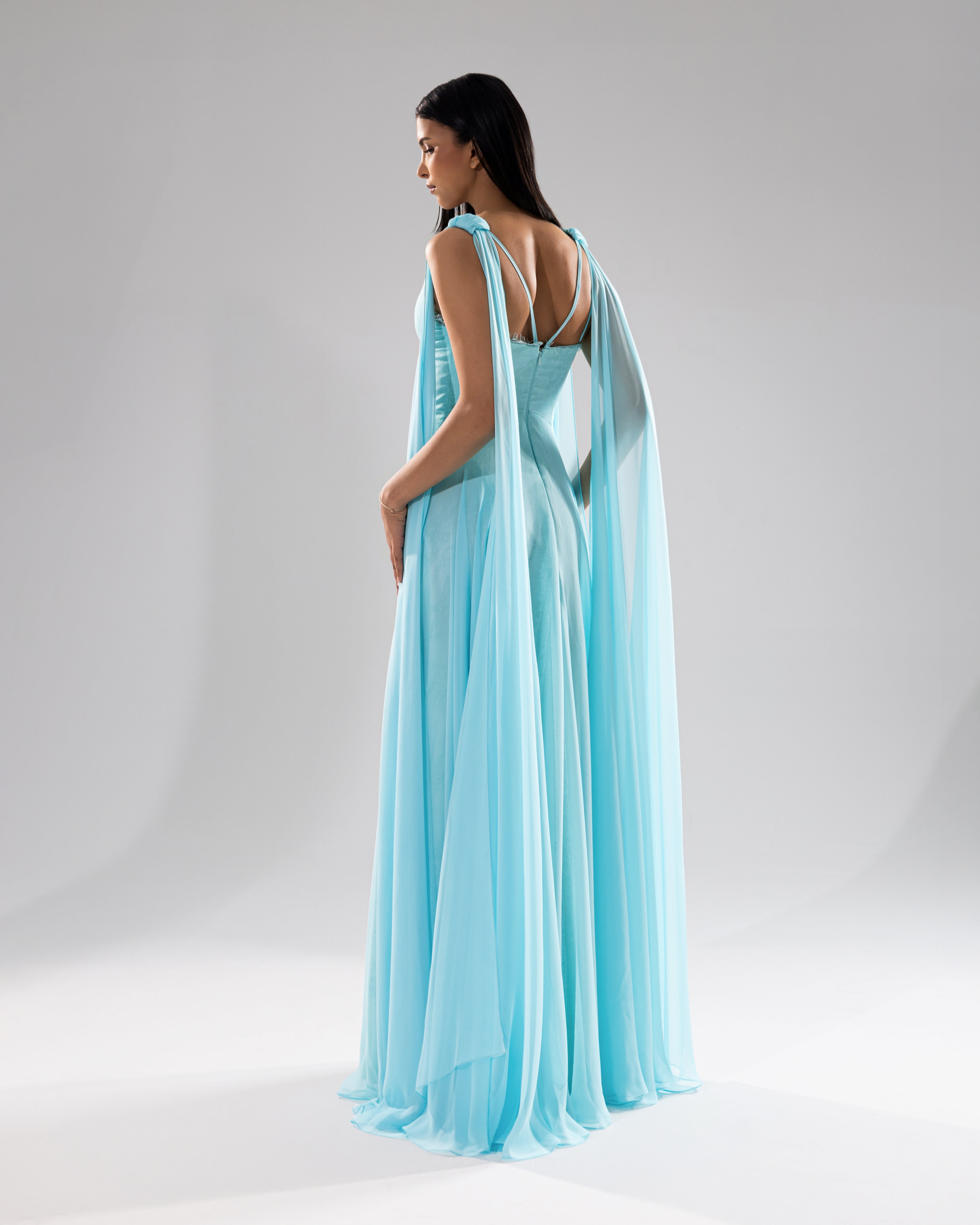 Serena Draped Gown