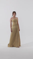Golden Sculpted Gown