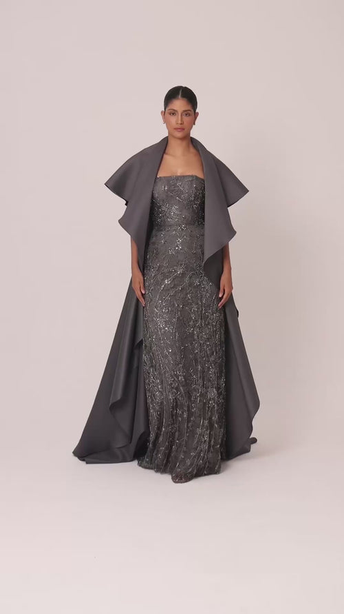 Noiré Embroidered Gown