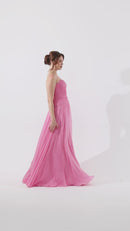 Flowy Draped Gown